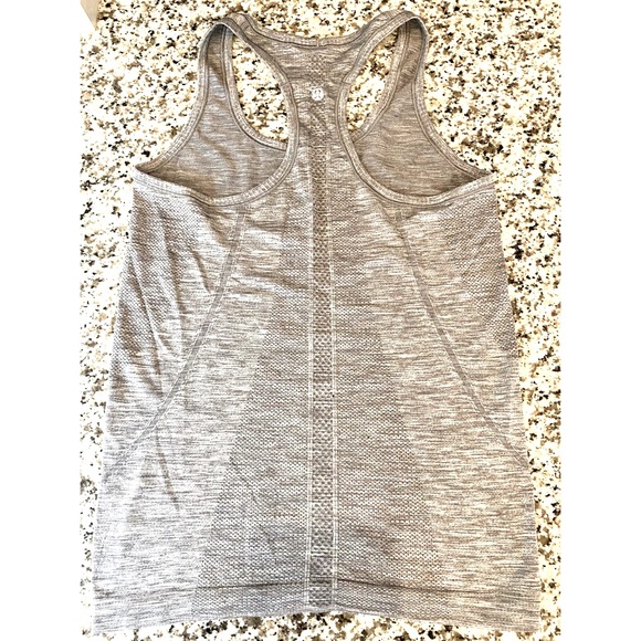 Grey Lululemon Swiftly Tech Tank Top - Picture 2 of 2